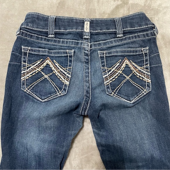 Ariat Real Denim Low Rise Bootcut Jeans Size 26 Short Western Cowgirl - Picture 6 of 12